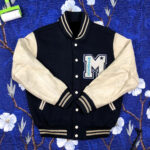 Black Vintage Mcgregor Letterman Varsity Jacket