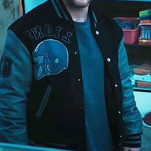 Sylvester Stallone Philadelphia Eagles Black Varsity Jacket