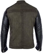 Green Vintage Cafe Racer Casual Jacket