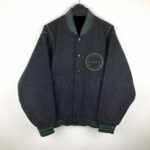Grey Vintage Mcgregor Letterman Varsity Jacket
