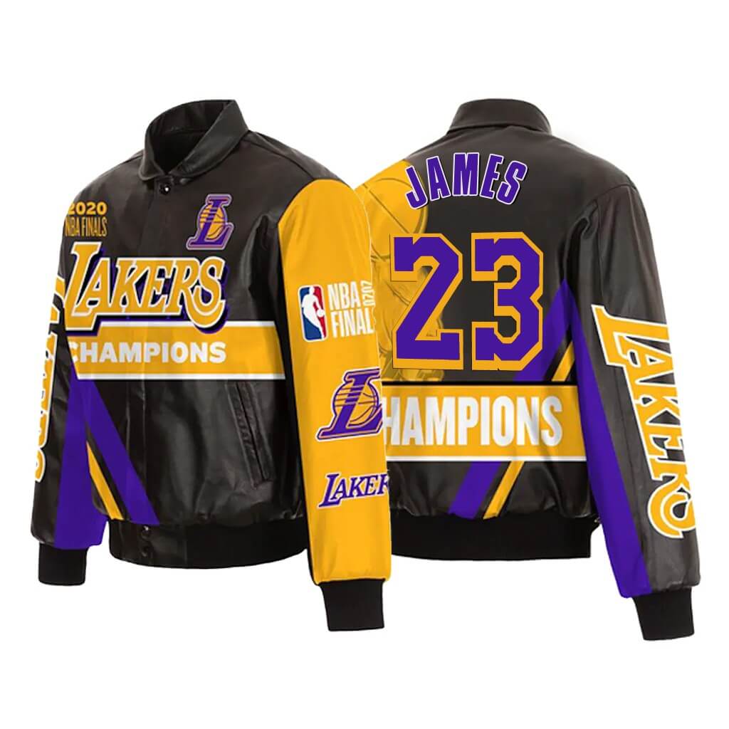 LA Lakers Varsity NBA 2023 LeBron James Bomber Jacket