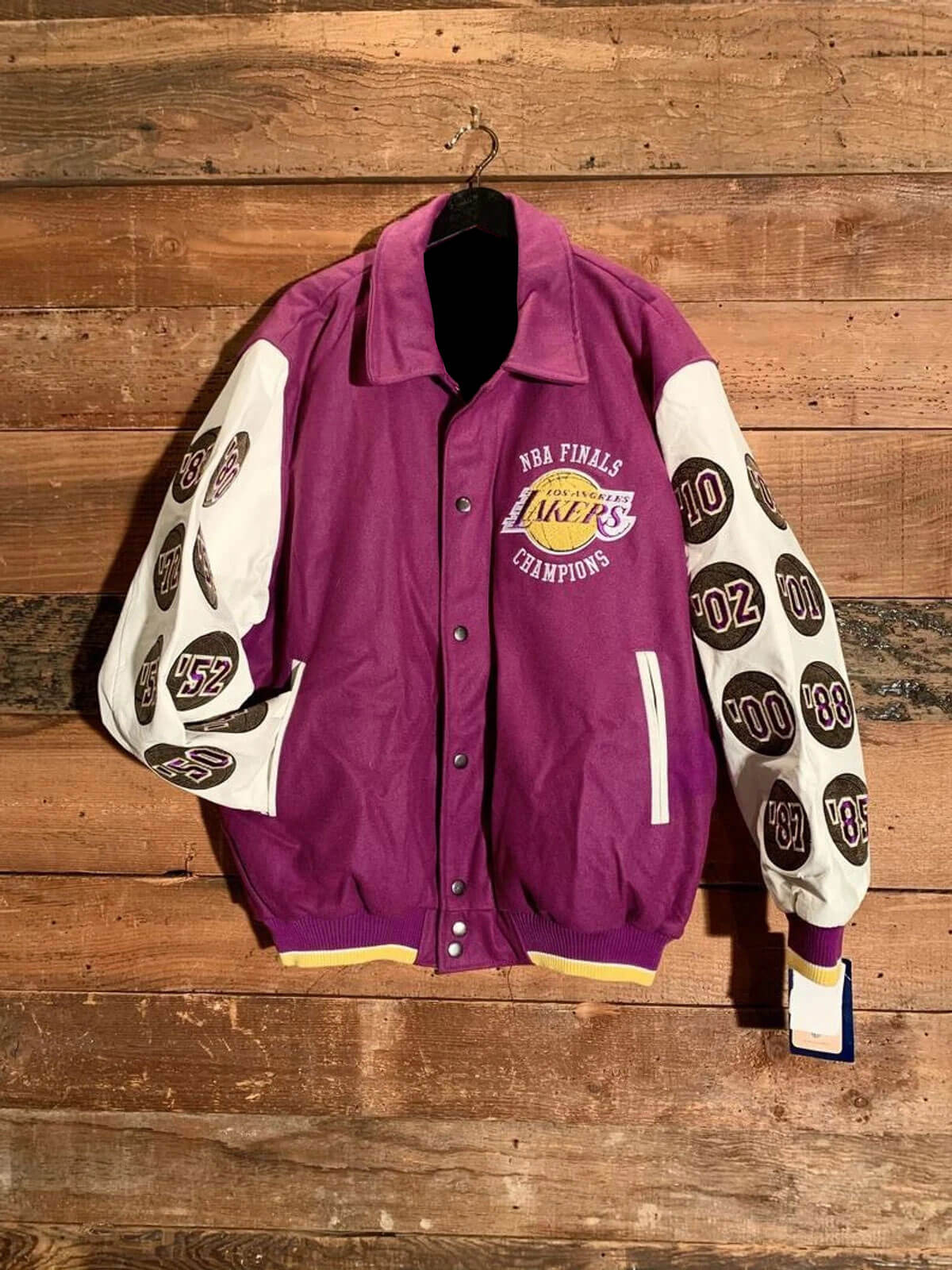Los Angeles Lakers Windbreaker Zipper Jacket Black / 4X-Large