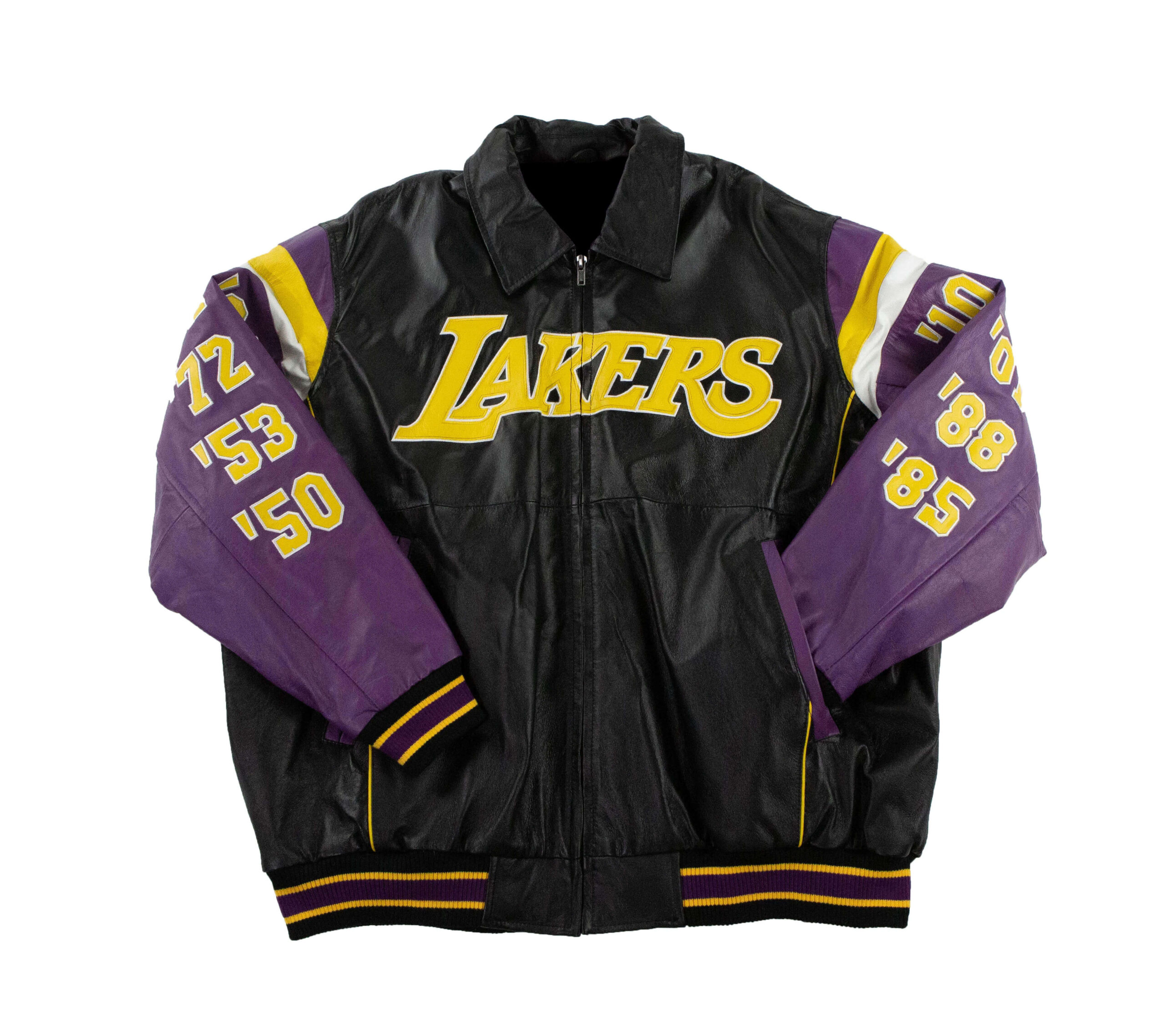 lakers jacket leather