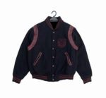 Navy Blue 90s Mcgregor American Spirit Varsity Jacket