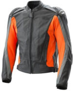 Orange And Black KTM Motorcycle Jacket