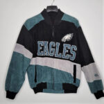 Philadelphia Eagles Suede Colorblock Jacket