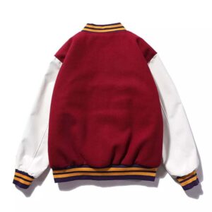 Red Travis Scott Baseball Varsity Jacket