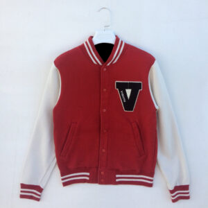 Red Vision Street Wear Varsity Jacket