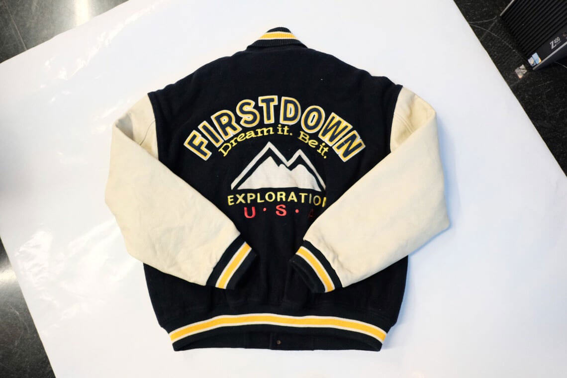 Vintage 90s First Down USA Varsity Jacket - Maker of Jacket