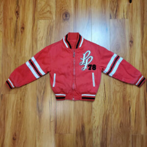 Vintage Red Pelle Pelle Varsity Jacket