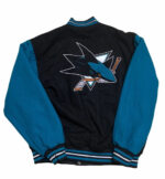 Vintage San Jose Shark Jeff Hamilton Wool Jacket