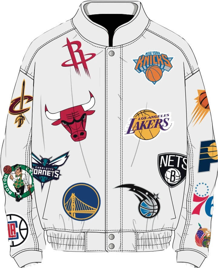 Supreme x Nike x NBA Teams Warm Up Jacket 'White' | Men's Size L
