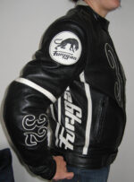 Furygan Motorcycle Black Leather Jacket