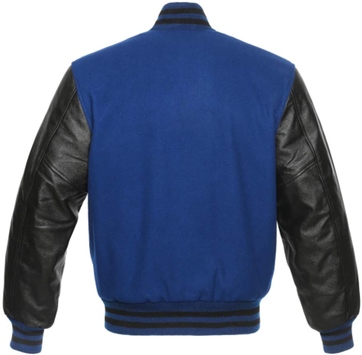 Royal Blue and Yellow Varsity Jacket Mens In Europe
