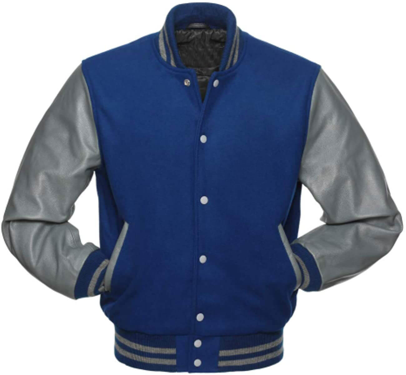 Varsity Jackets- Royal Blue Baseball Jackets for Men Online