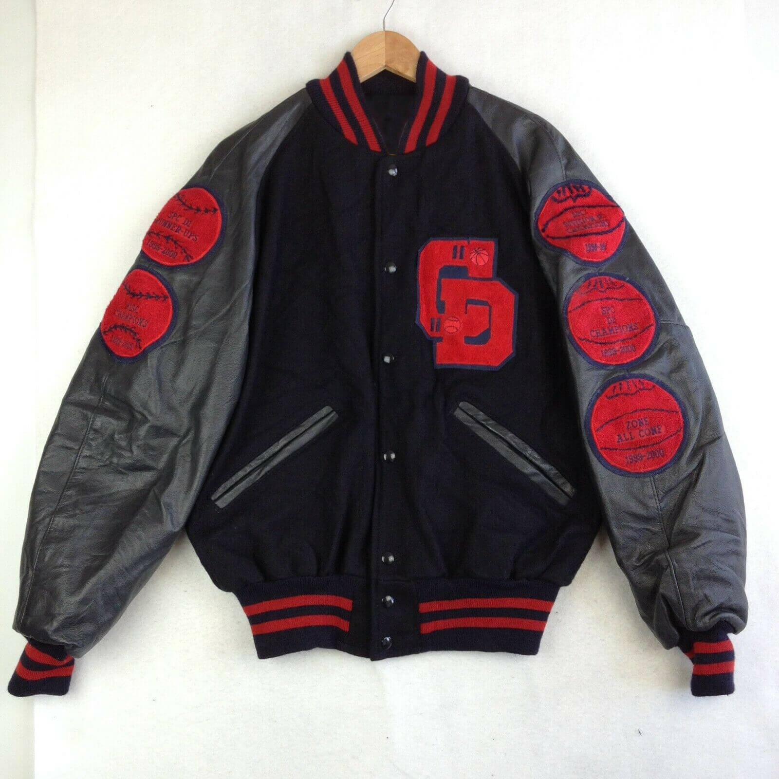 Roots 2002 USA Olympic Team Varsity Bomber Jacket men 3XL wool leather navy  | eBay