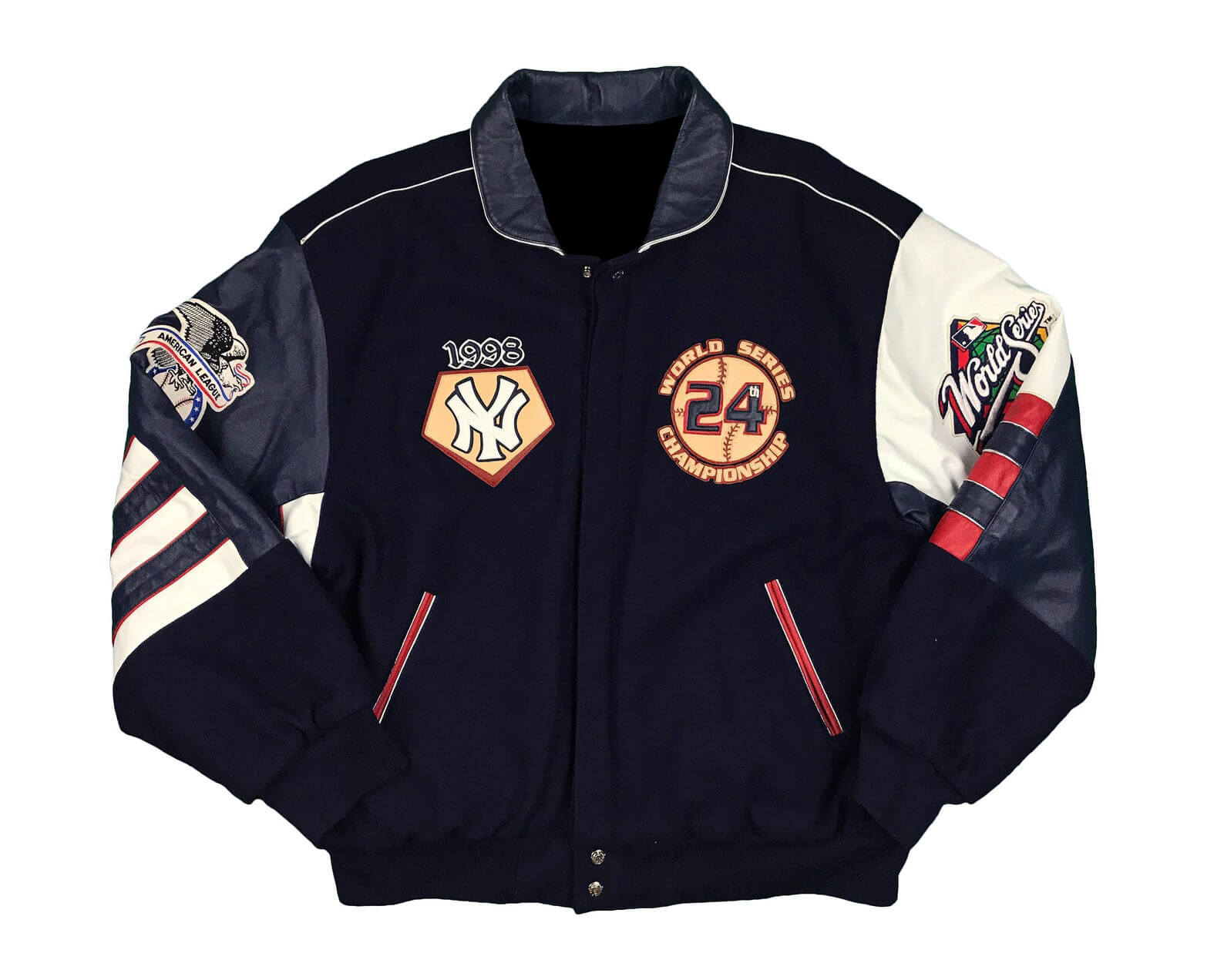 New York Yankees Leather Jeff Hamilton Jacket - Maker of Jacket