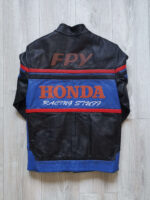 Vintage Honda Motorcycle Leather Jacket