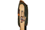Vintage Leather Pinocchio Aviator Bomber Jacket
