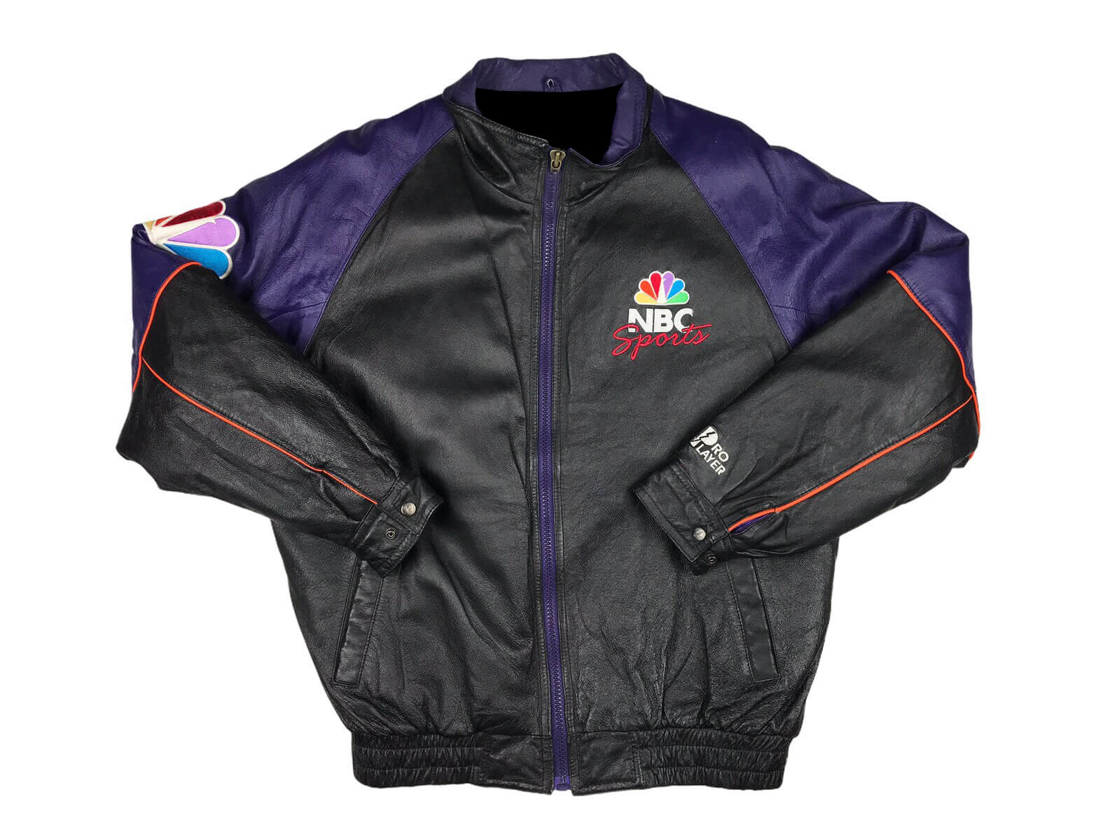 Starter 90s NBA Vintage Jeff New York Knicks Leather Jacket Men Size XL  used