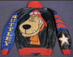 90s Wacky Races Muttley Leather Hip Hop Jacket
