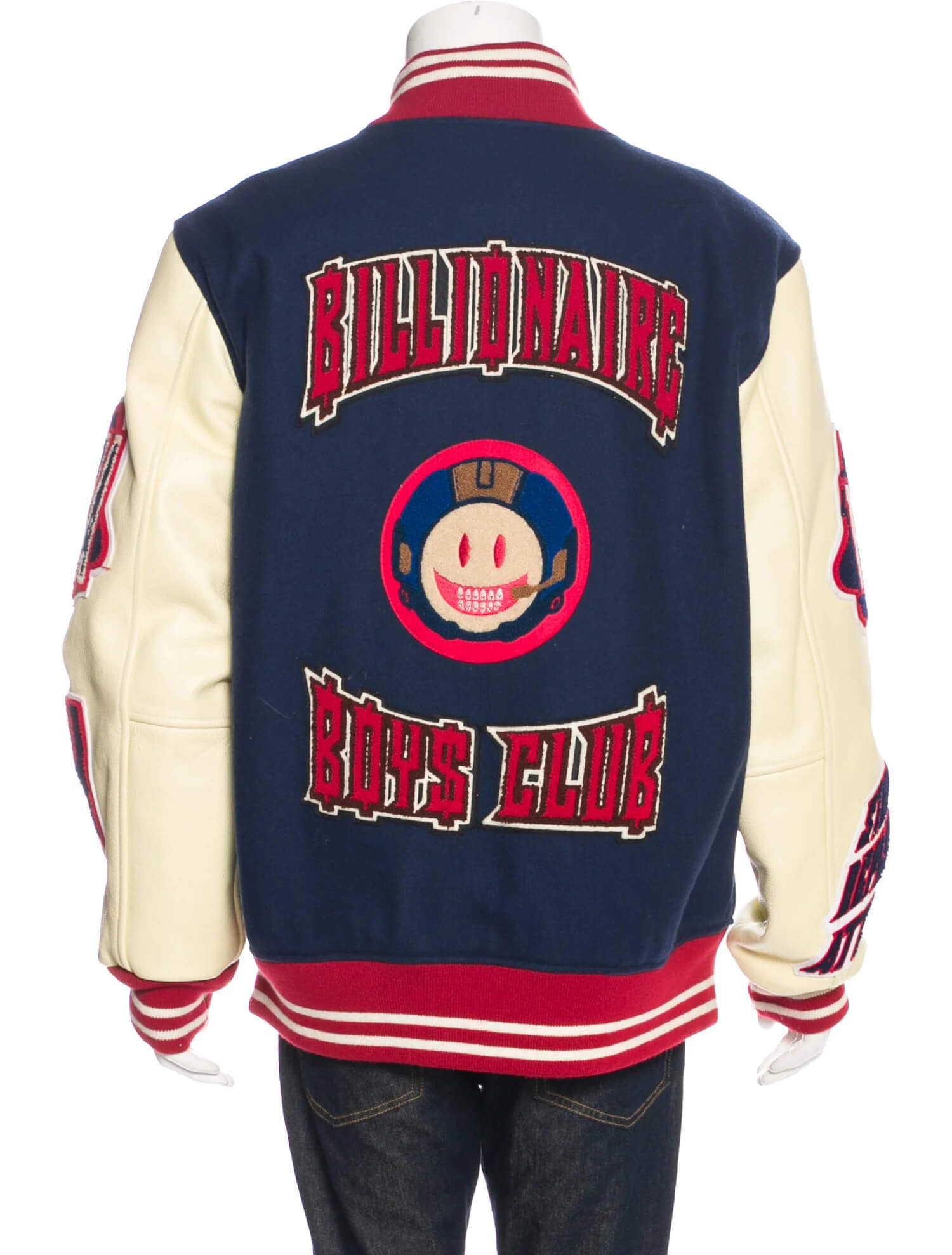 BBC letterman jacket xxxl billionaire boys club Made in USA