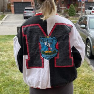 Disney Mickey Mouse 1001 Hellos World Tour 92 Varsity Jacket