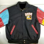 Jeff Hamilton 90s Disney Black Leather Jacket