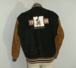Mickey Mouse Embroidered Suede Leather Jacket
