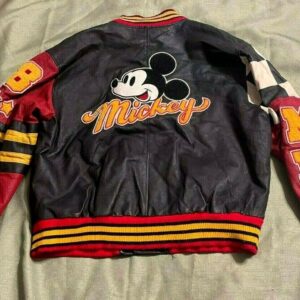 Mickey Mouse Vintage Walt Disney Leather Jacket