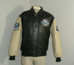 Mickey Mouse Walt Disney Embroidered Leather Jacket