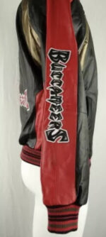 Tampa Bay Buccaneers Leather Jacket motorcycle fans Black For Mens -  Banantees