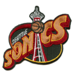 Seattle Sonics NBA Primary Team Logo Patch
