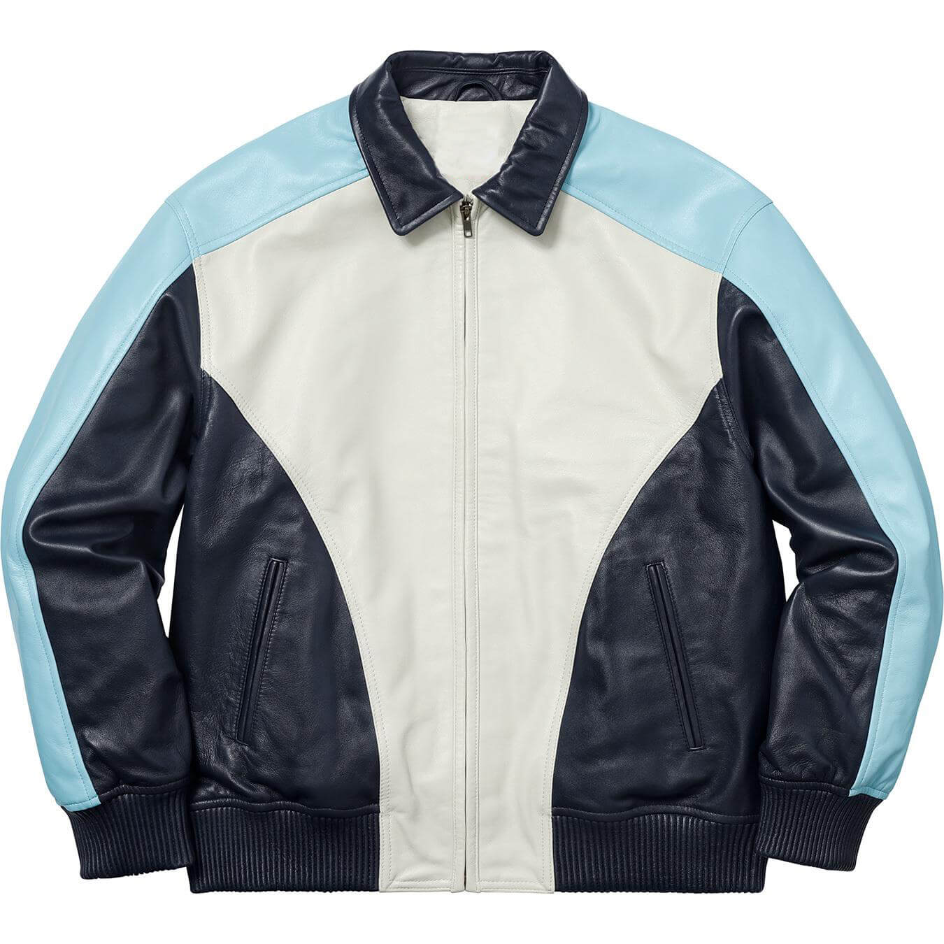 supreme Studded Arc Logo Leather Jacket着丈66cm身幅60cm