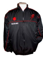 Suzuki Hayabusa Motorcycle Black Textile Jacket