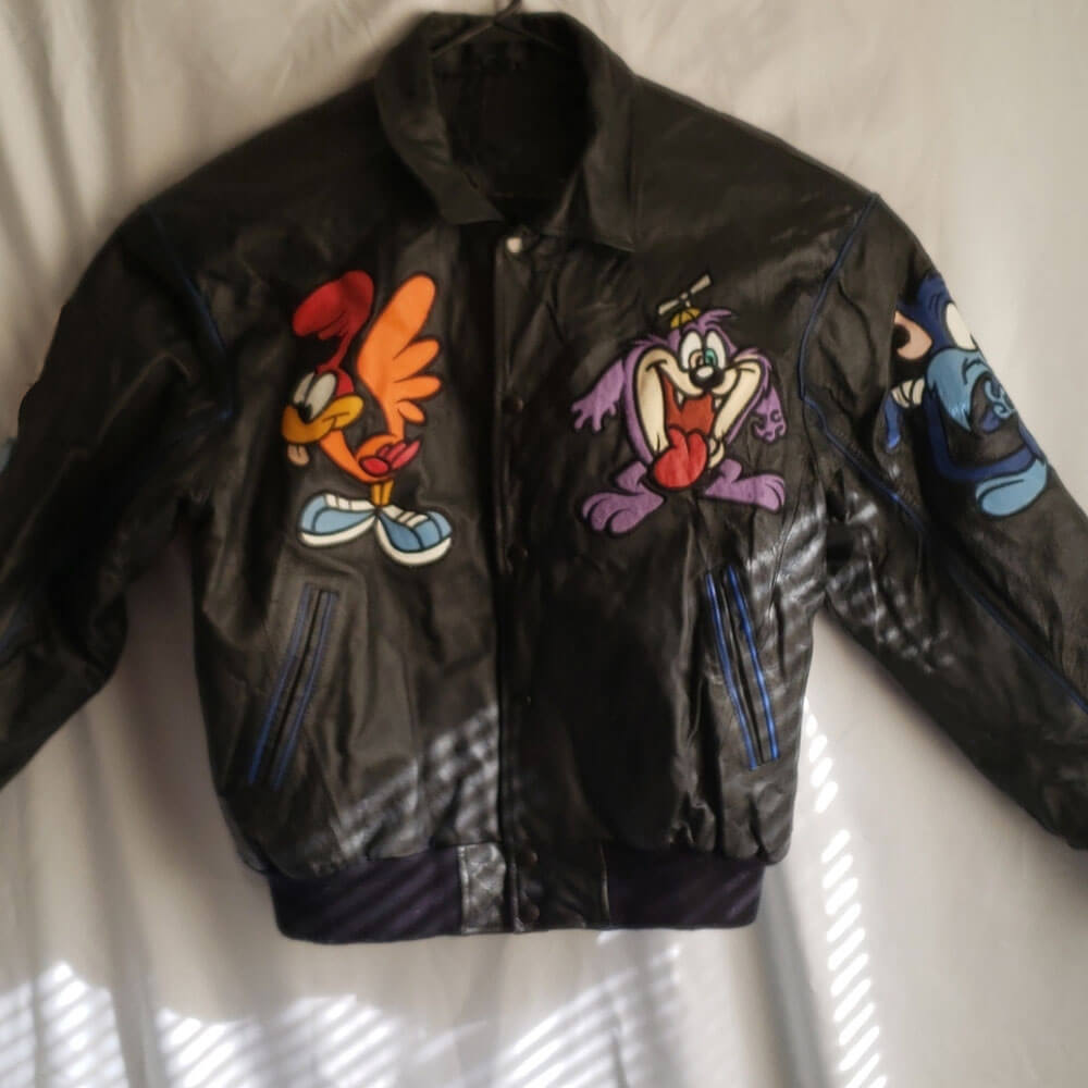 Tiny Toon Adventures Rare 90s Leather Jacket - Maker of Jacket