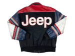 Vintage 90s Jeff Hamilton Jeep Leather Jacket
