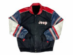 Vintage 90s Jeff Hamilton Jeep Leather Jacket