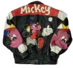 Vintage Disney Mickey Mouse Leather Jacket
