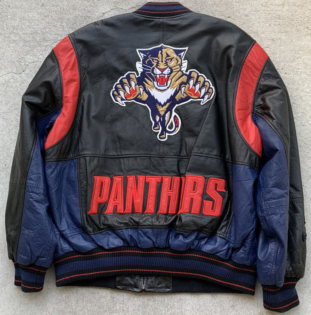 Carolina Panthers Leather Jacket Bomber Vintage Motorcycle Coats