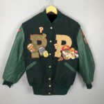 Vintage Pink House Varsity Letterman Jacket