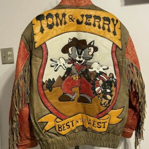 Vintage Montana Toons Tom and Jerry Cartoon Jacket - Maker of Jacket