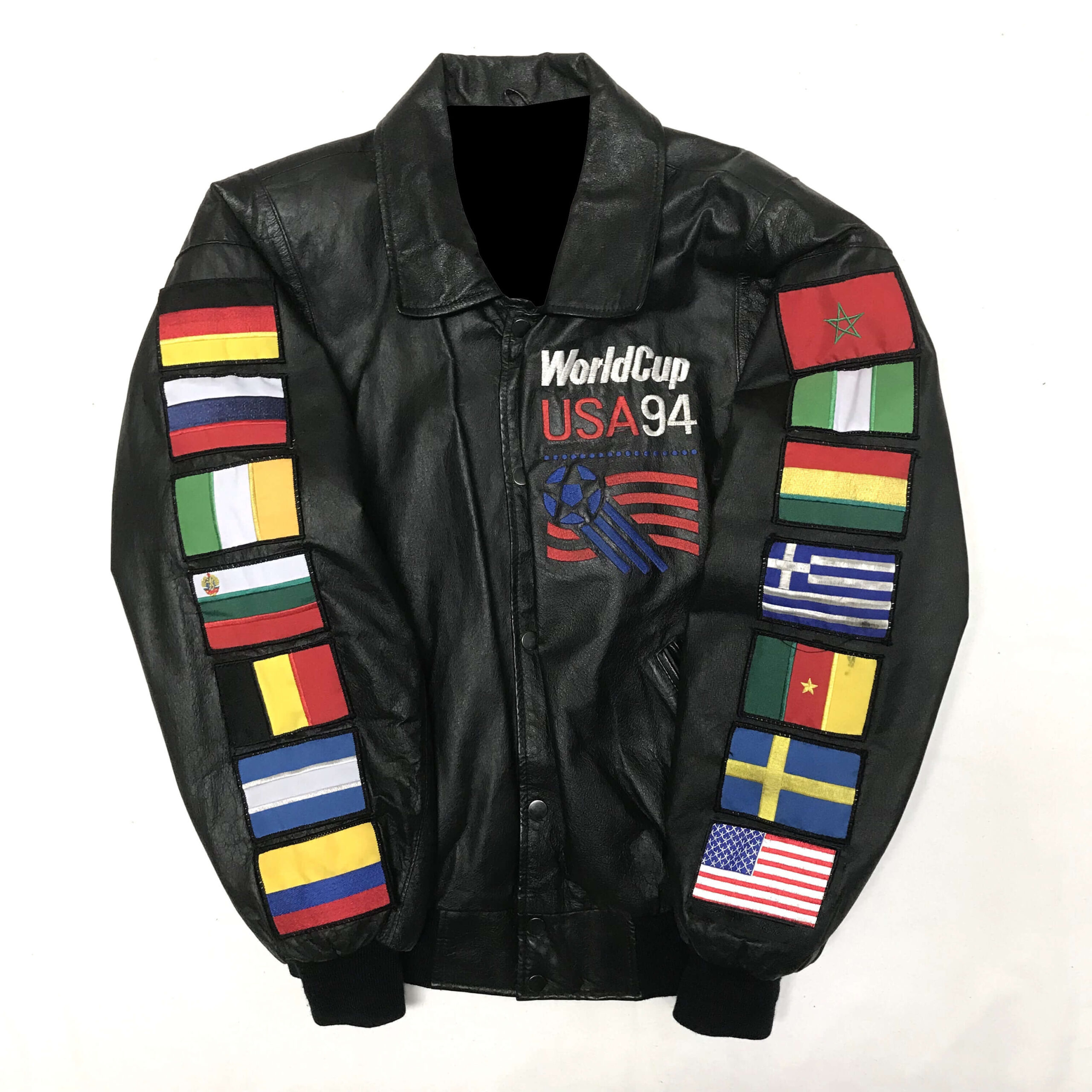 Vintage World Cup USA 1994 Leather Jacket - Maker of Jacket
