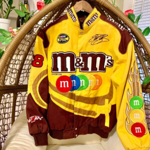 Vintage Yellow M&M NASCAR Racing Jacket