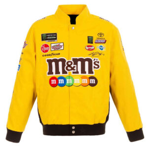 Yellow Kyle Busch NASCAR M&Ms Cotton Jacket