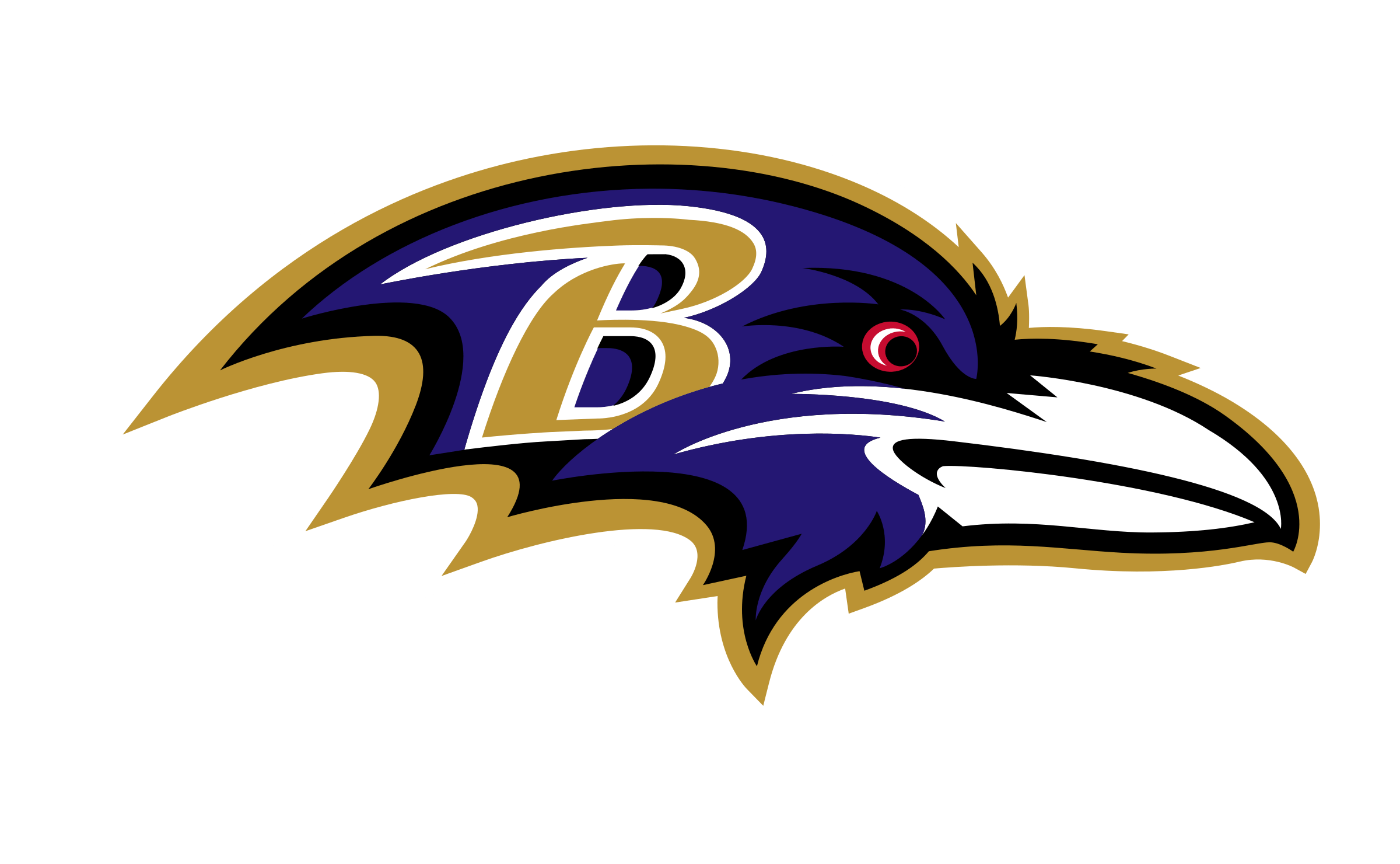 BALTIMORE RAVENS OFFICIAL NFL FOOTBALL TEAM EMBLEM PATCH