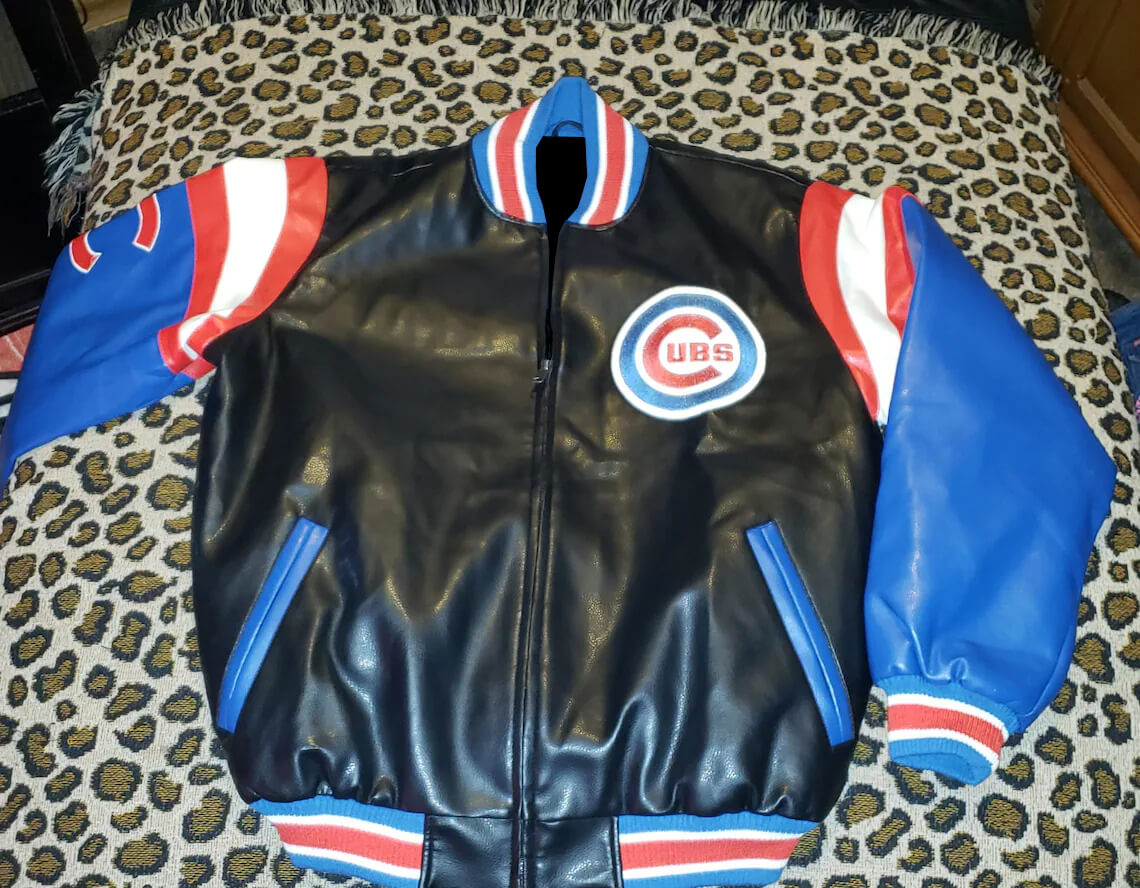 Blue and White Chicago Cubs Varsity Jacket - Jackets Creator