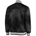 Arizona Cardinals Black Satin Full Snap Jacket