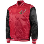 Arizona Cardinals Satin Full Snap Jacket