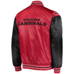 Arizona Cardinals Satin Full Snap Jacket